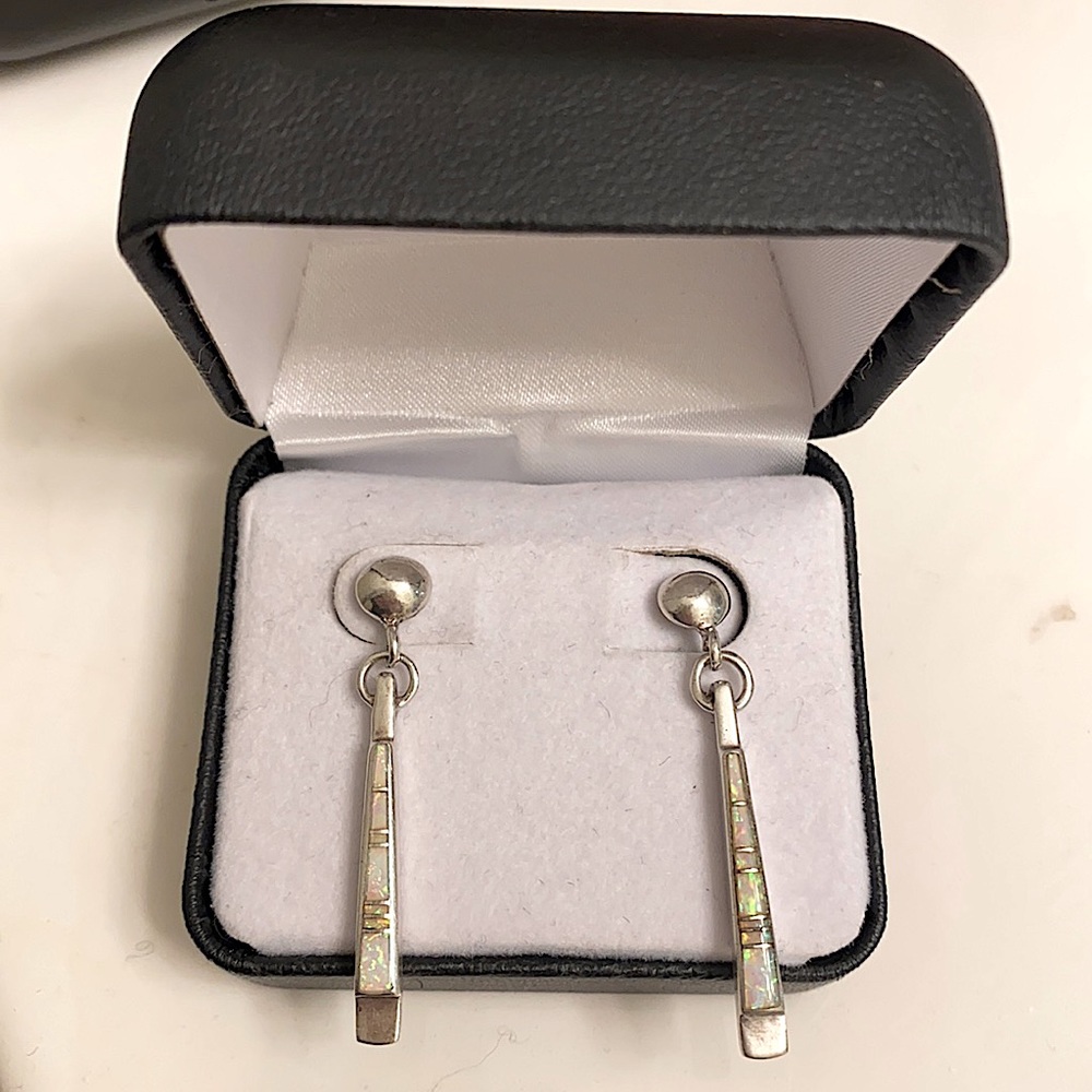 Set of 3 Bangles, 1 Pink Stone Bracelet, Matching 3 Stone Necklace, Yellow Gold - Picture 10 of 10